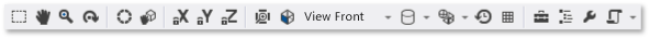 The Model Viewer modal toolbar.