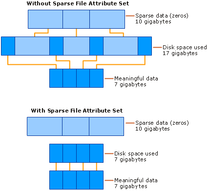 Sparse Data Storage