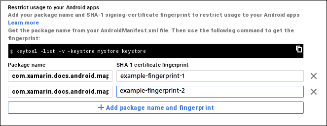 Adding another fingerprint creates another SHA-1 certificate