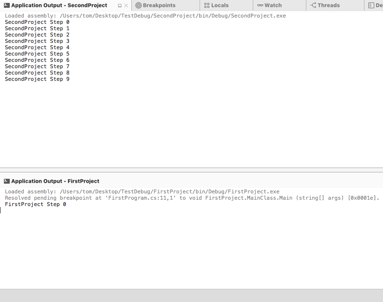 Output Pad for a solution configuration