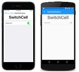 Ejemplo de SwitchCell