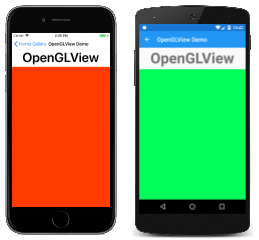 Ejemplo de OpenGLView