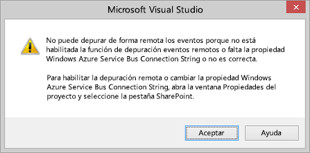 Notificaciones de receptores de eventos remotos