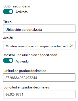 Establezca la acción al hacer clic en 