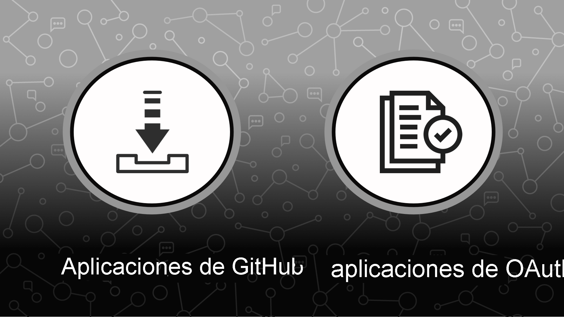 Imagen de un icono de instalación y un icono de aprobación para aplicaciones de GitHub y aplicaciones de OAuth.