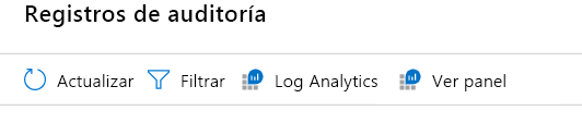 Screenshot of the log analytics dashboard.