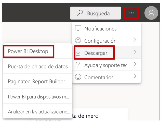 Instalación de Power BI Desktop desde el servicio Power BI