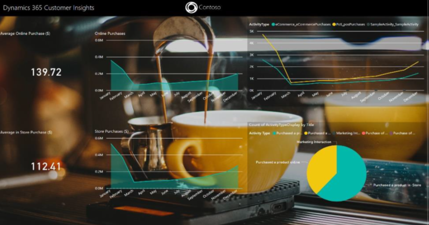 Captura de pantalla que muestra Customer Insights - Data en Power BI