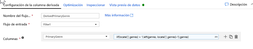 Uso de la transformación de derivación en un flujo de datos de asignación en Azure Data Factory