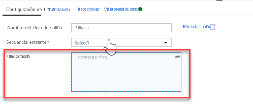 Uso de la transformación de filtro en un flujo de datos de asignación en Azure Data Factory