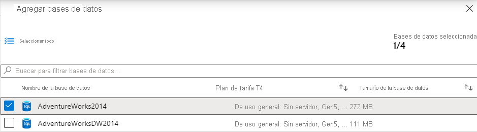 Elastic Pool database addition