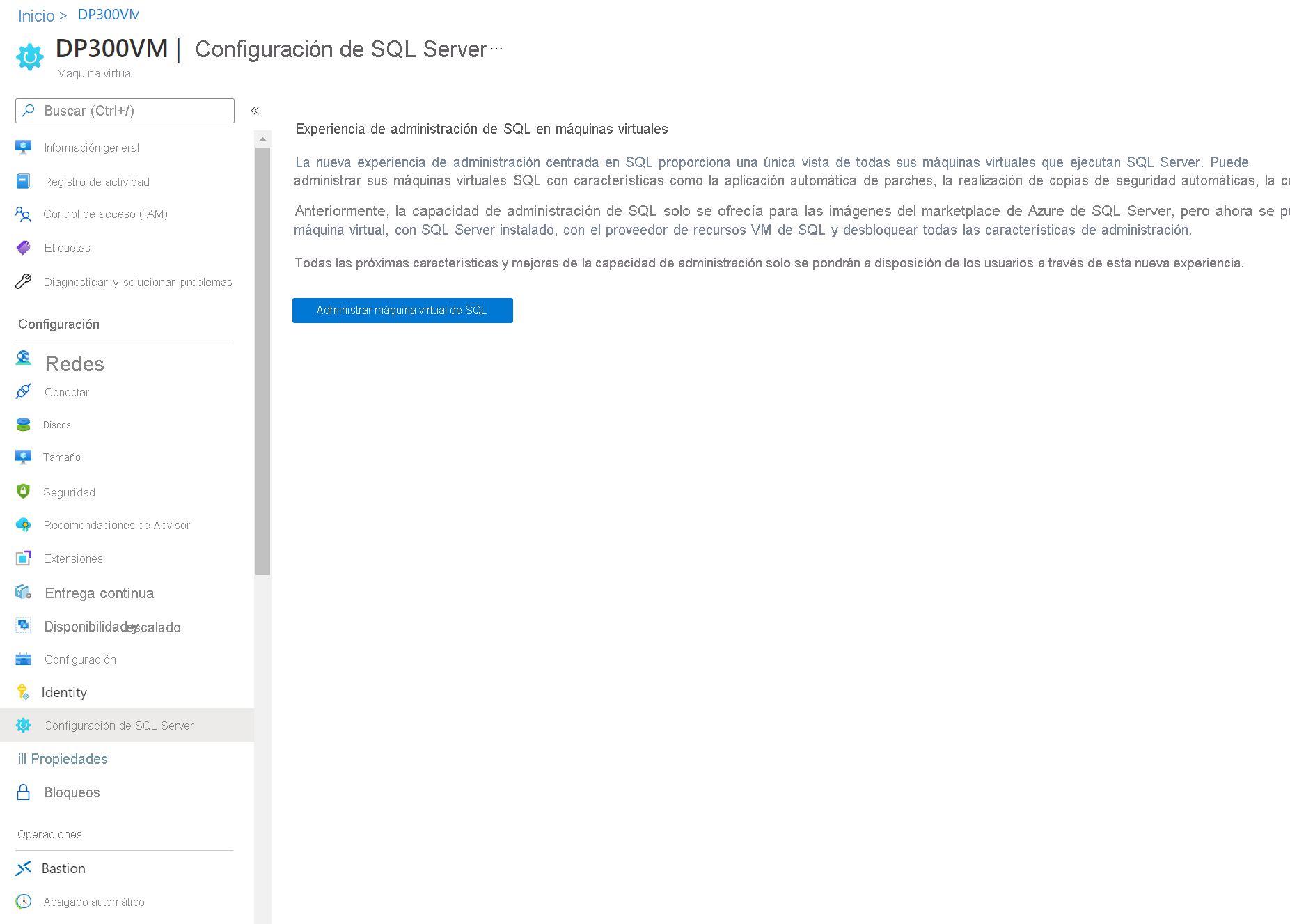 Captura de pantalla de las instrucciones para registrarse en el Agente de extensión IaaS de SQL.