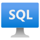 Captura de pantalla del logotipo de una máquina virtual de Azure con SQL Server.