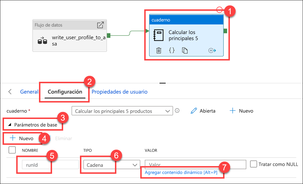 Se muestra la configuración.