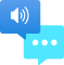 Azure AI Speech service icon.