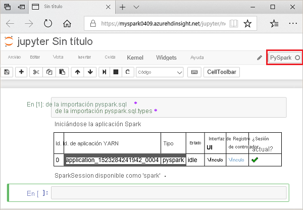 Ejecución de Python en Jupyter