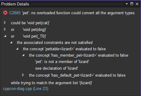 Diagnósticos estructurados