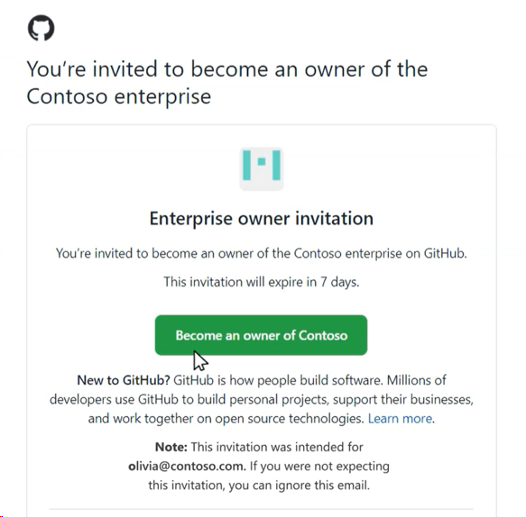 Aceptar invitación de GitHub