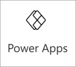 Captura de pantalla del icono de tarjeta de Power App en el cuadro de herramientas.