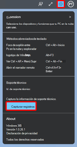 Capturar registros.