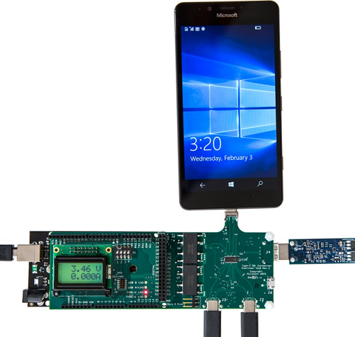 Imagen de periféricos conectados a USB Type-C ConnEx.