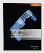 portada del desarrollo de controladores con el libro de Windows Driver Foundation.