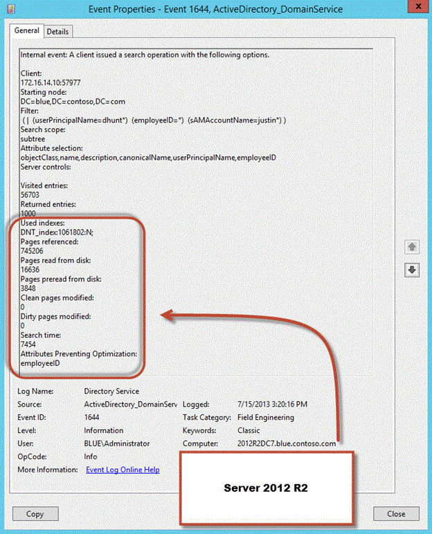 actualizaciones de servicios de directorio