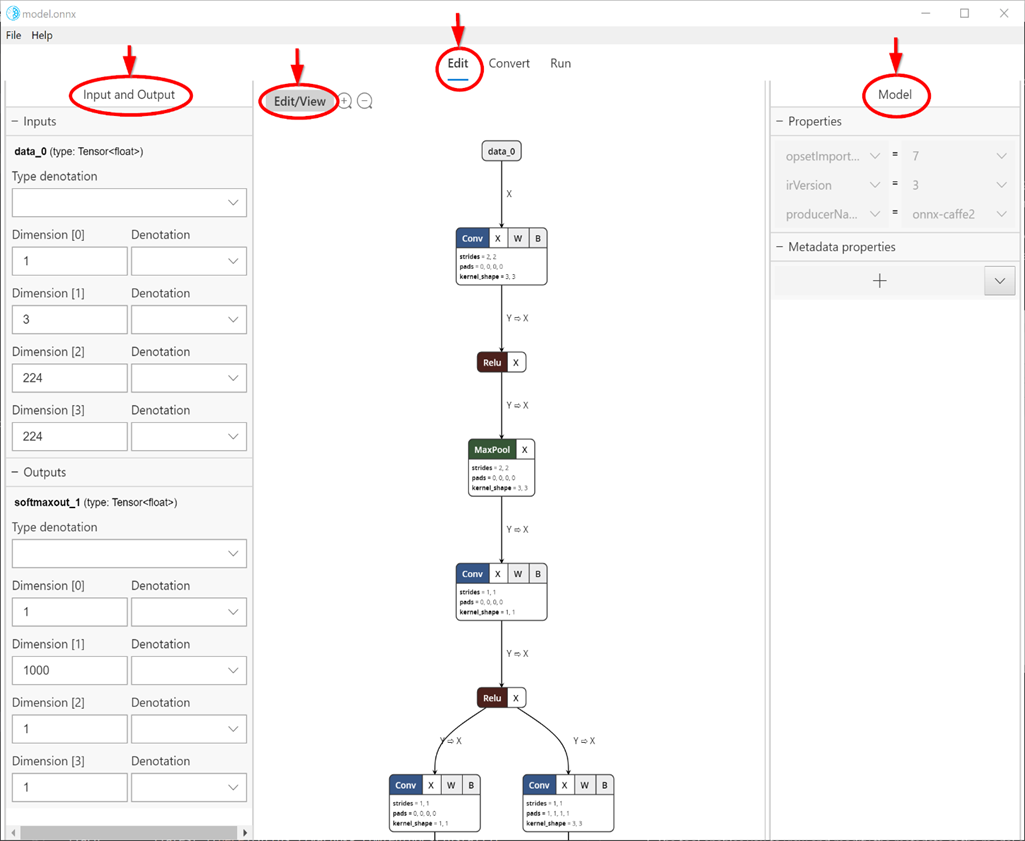 Visualización y edición de modelos