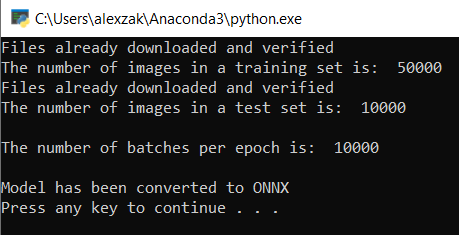 Proceso de conversión de ONNX