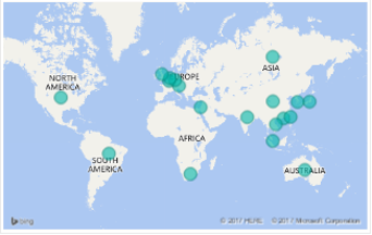 Mapa regional de distribuidores de Windows IoT