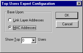 Cuadro de diálogo de configuración de exper