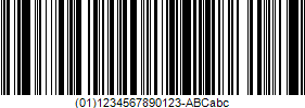 Captura de pantalla de la barra de datos ampliada.