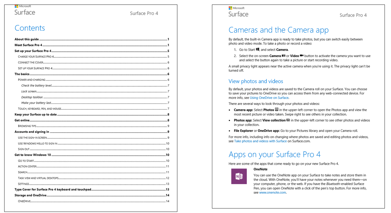 Ejemplo de manual del producto para knowledge base