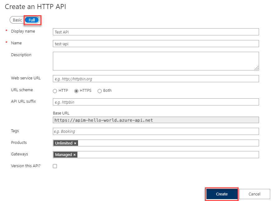 Creación de una API HTTP