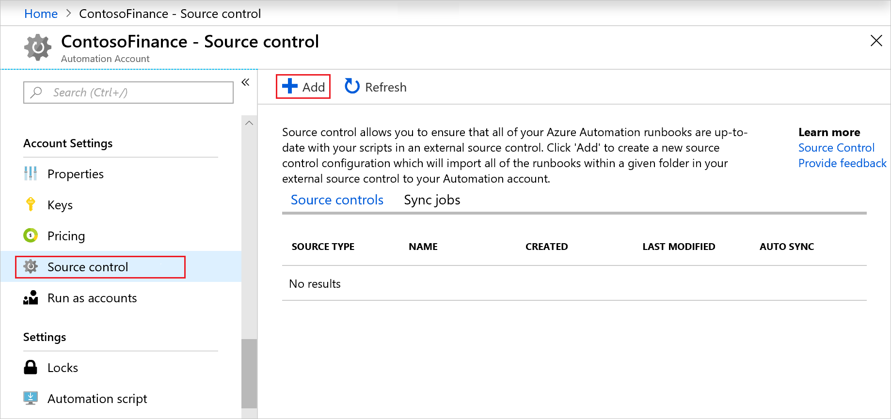 Seleccionar control de código fuente