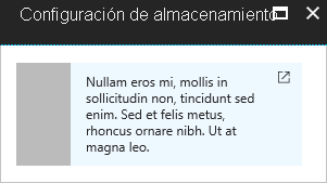 Captura de pantalla del elemento de interfaz de usuario Microsoft.Common.InfoBox que muestra texto importante o advertencias.