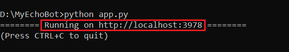 Bot de Python que se ejecuta localmente