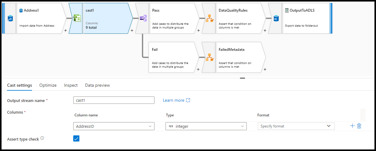 Configuración de conversión