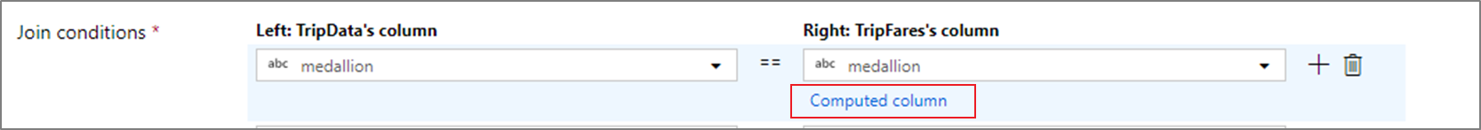 Opción Columna calculada