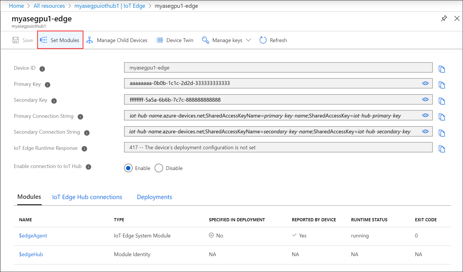 Configuración del módulo para usar la GPU 8