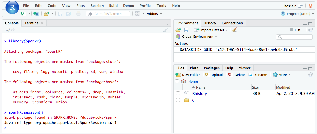 Sesión de RStudio Server Open Source Edition