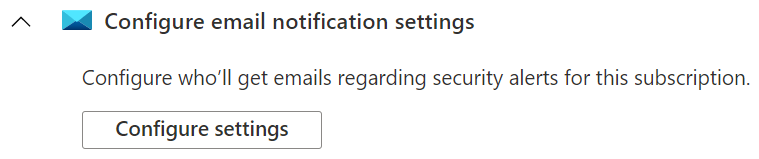 Captura de pantalla de la nueva interfaz de usuario que muestra cómo configurar la notificación por correo electrónico.