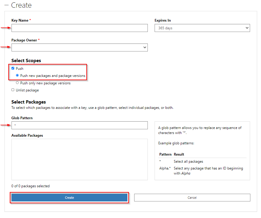 Crear una clave de API