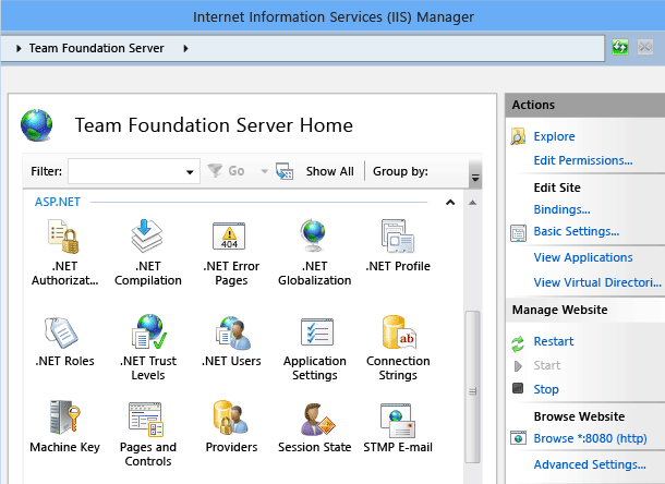 Debe configurar enlaces para todos los sitios.