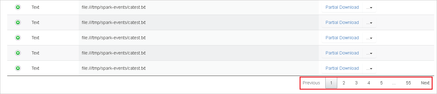 Page numbers on the Data for Spark Application page.