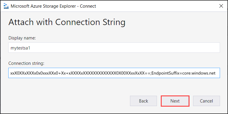 Comprobación de la transferencia de datos 5