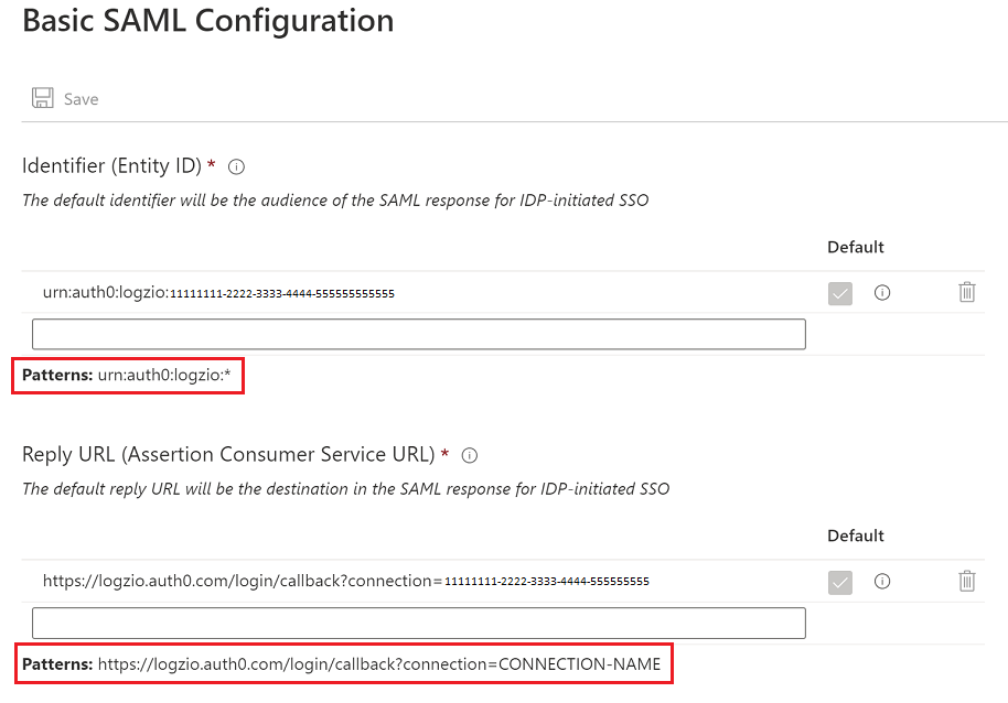 Configuración básica de SAML