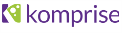 Logotipo de la compañía de Komprise