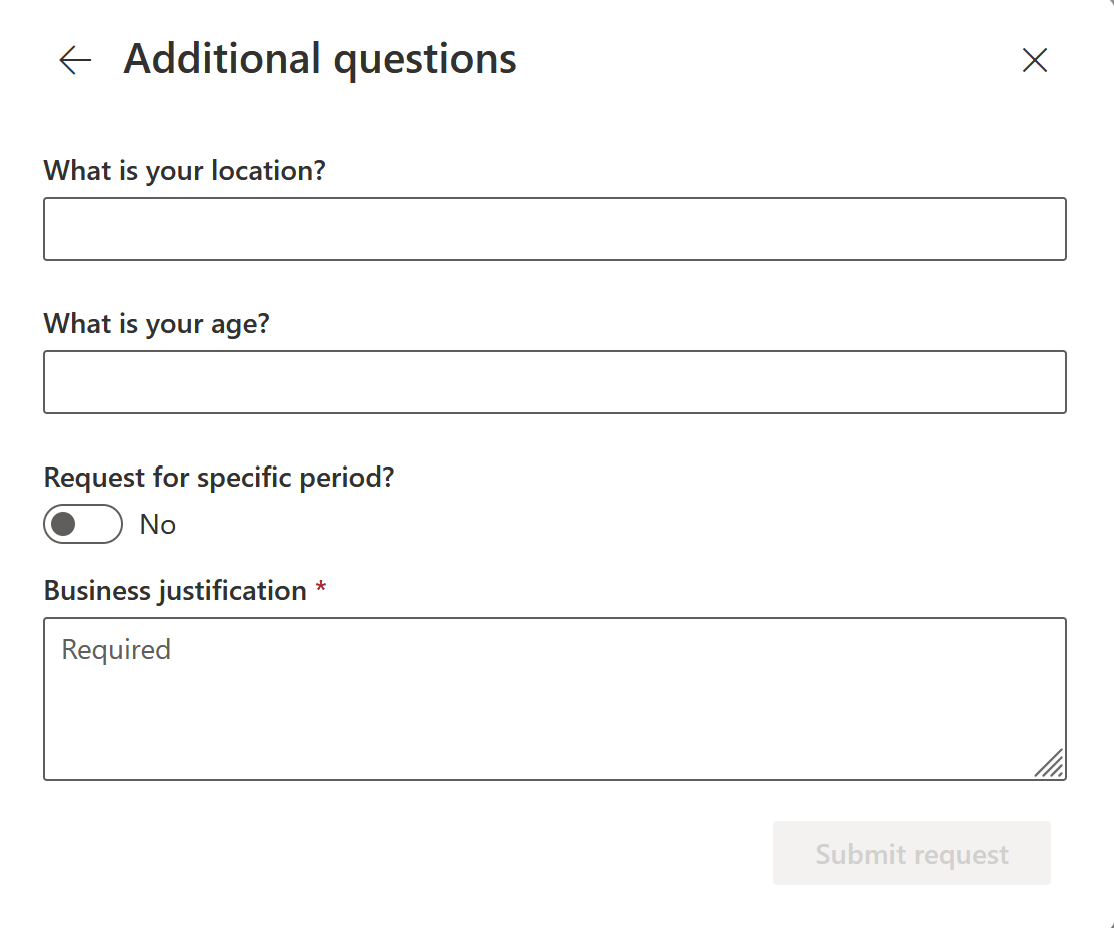 Portal Mi acceso: solicitud de acceso