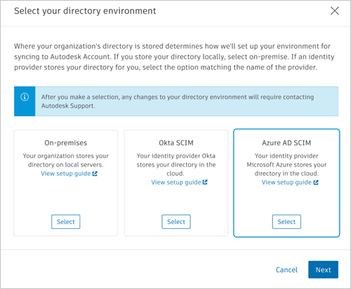 Configuración de Directory Sync